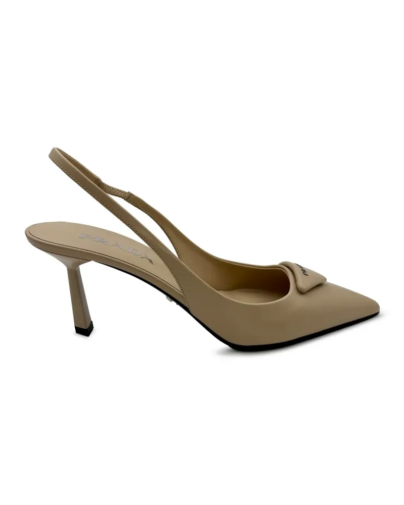 Prada Spitze Slingback-Pumps - Nude Nude