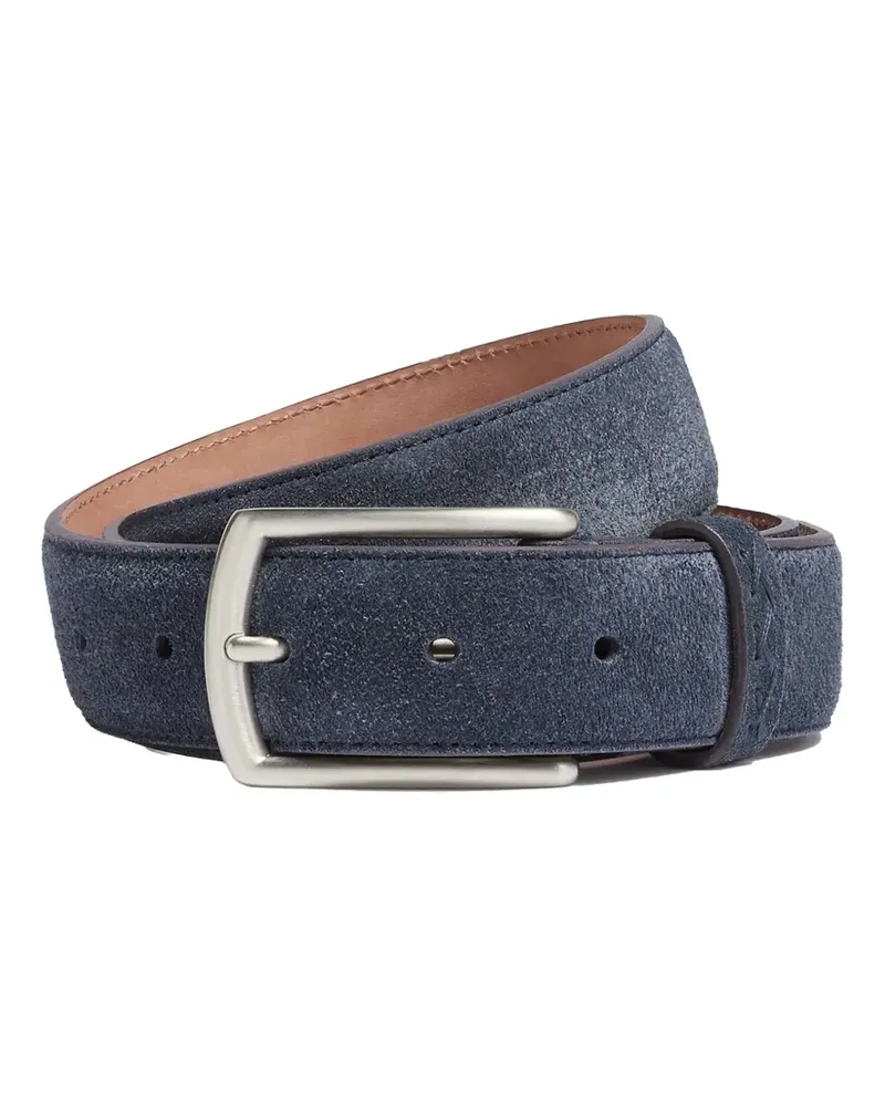 Ermenegildo Zegna Gürtel aus Wildleder - Blau Blau