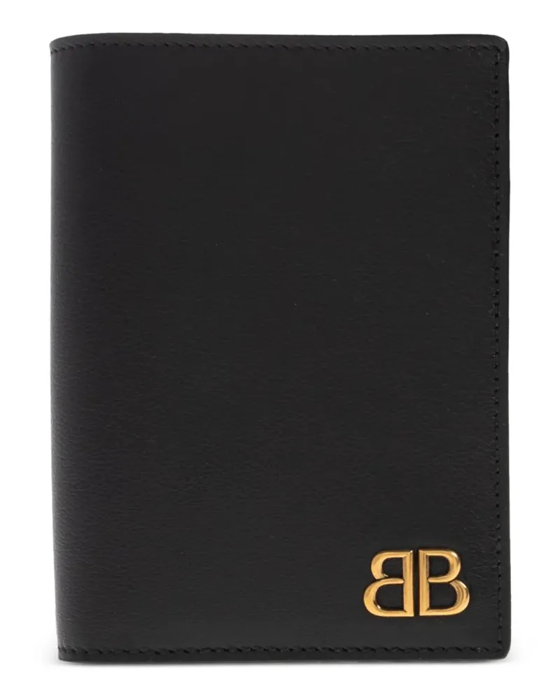 Balenciaga Kartenetui mit Logo - Schwarz Schwarz