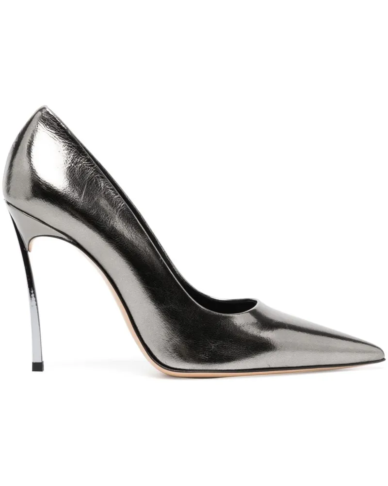 Casadei Superblade Pumps mit metallischem Finish 100mm - Silber Silber