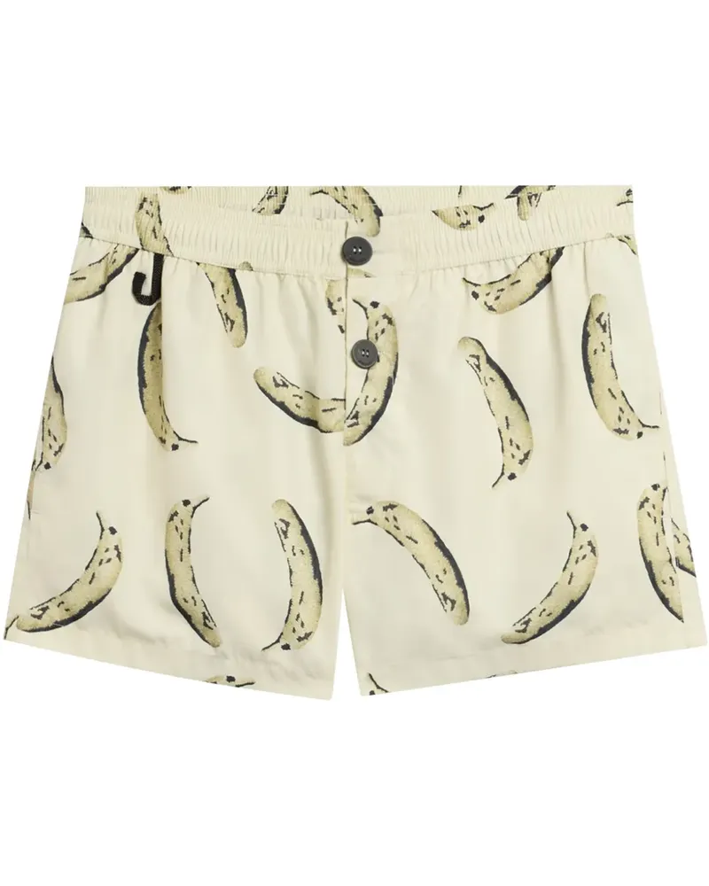 Jacquemus Shorts mit Bananen-Print - Nude Nude