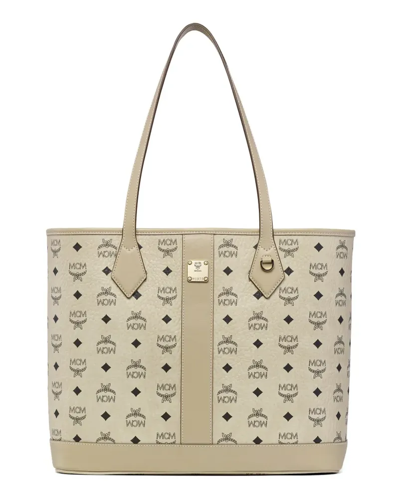 MCM Visetos Liz tote bag - Nude Nude