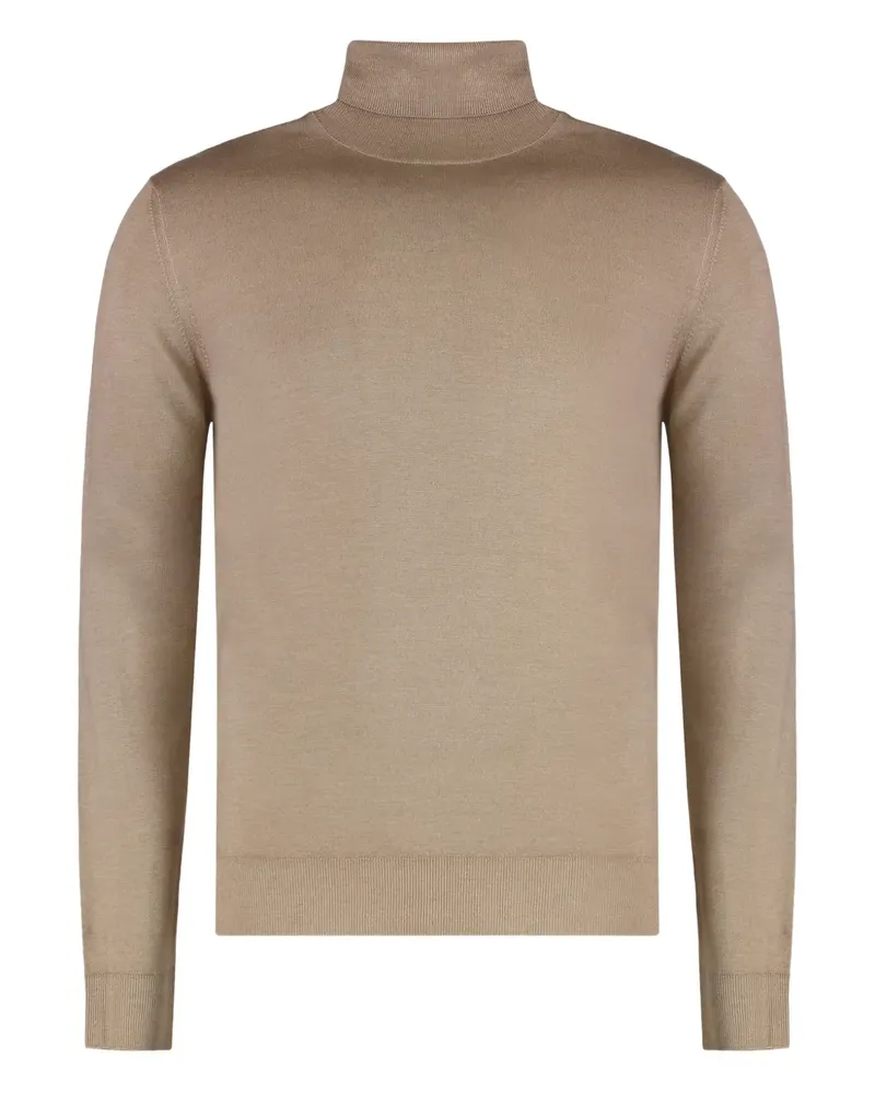 MOORER Todi-XW roll-neck sweater - Nude Nude