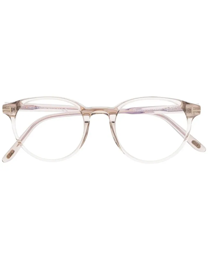 Tom Ford FT5695-B Brille im Panto-Design - Nude Nude