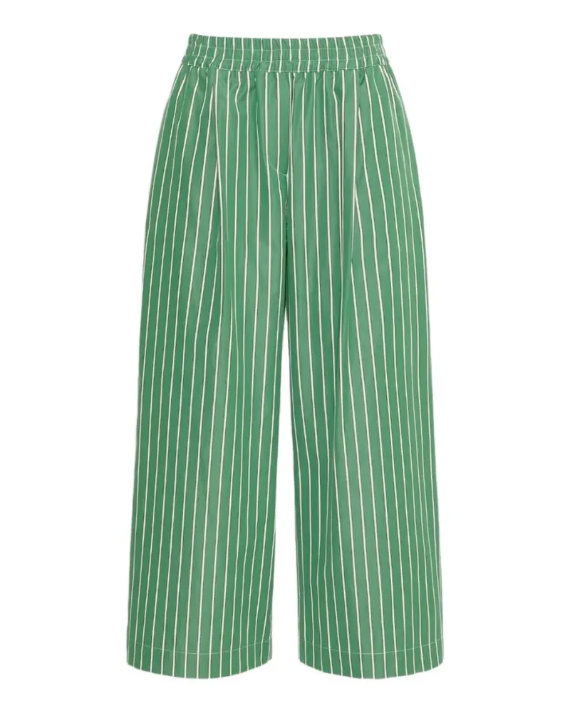 Max Mara Cresta vertical-stripe trousers - Grün Grün