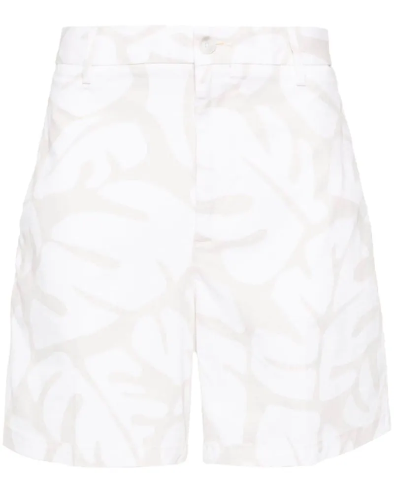 HUGO BOSS Karlos Chino-Shorts mit Blumen-Print - Nude Nude
