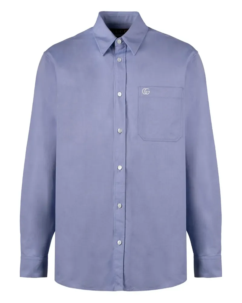 Gucci Klassisches Hemd - Blau Blau