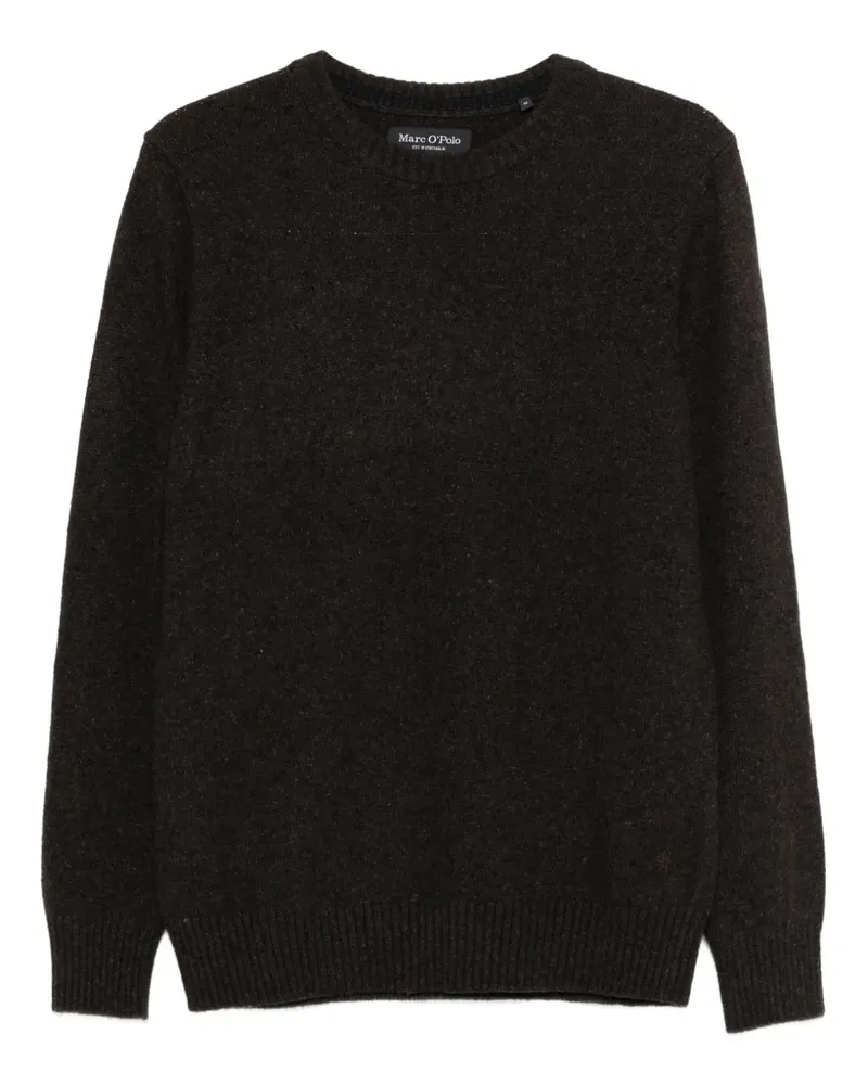 Marc O'Polo Pullover mit Rundhalsausschnitt - Braun Braun