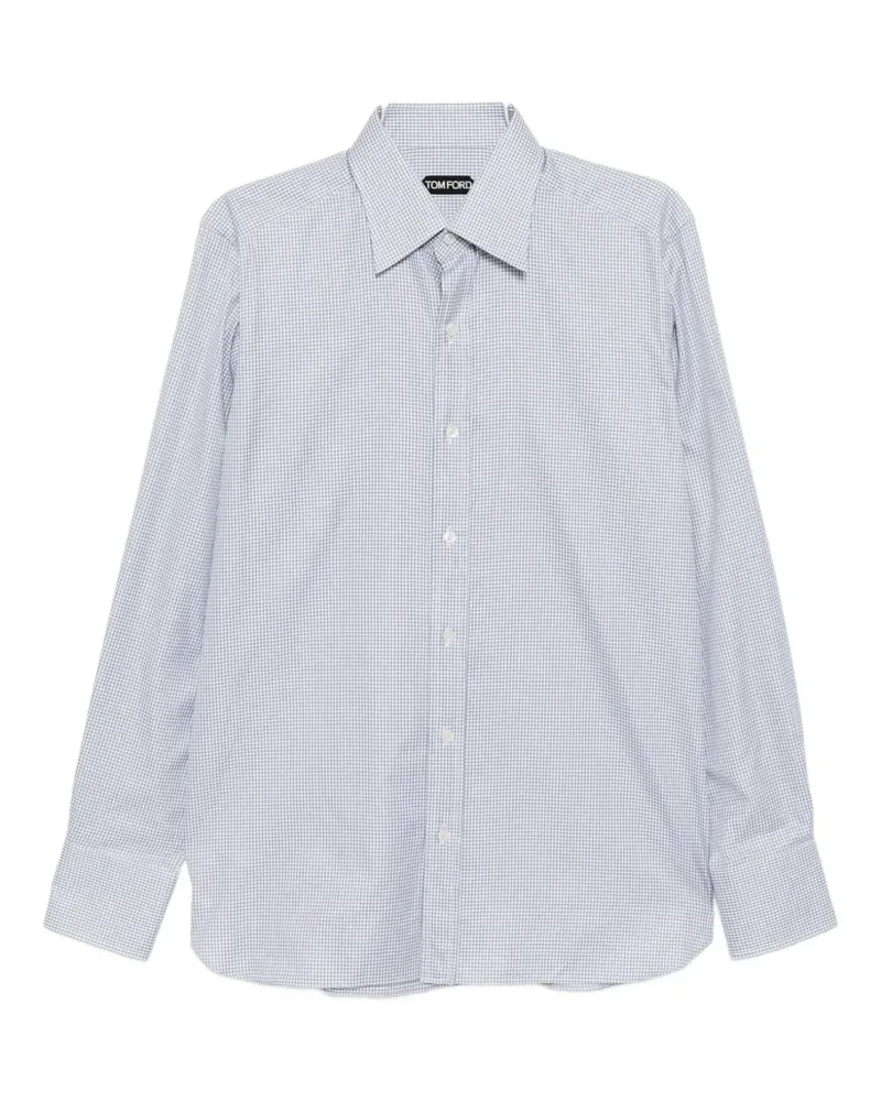 Tom Ford Kariertes Hemd - Grau Grau