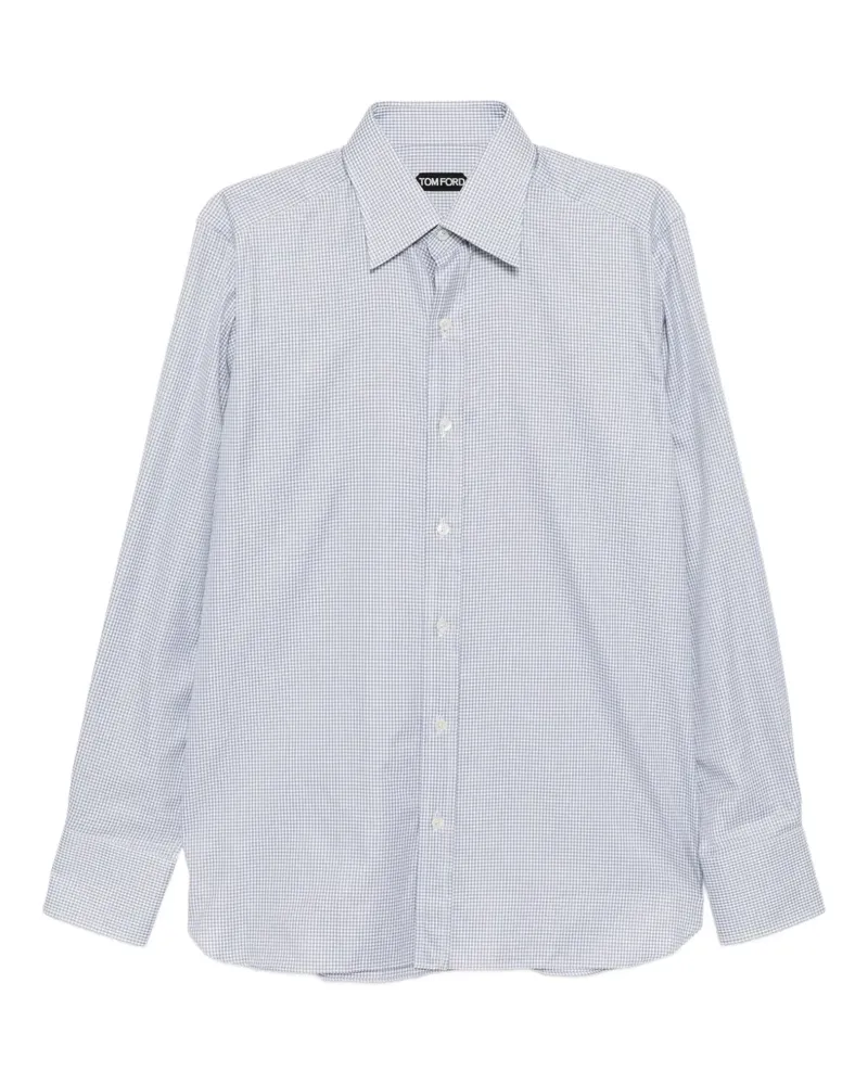 Tom Ford Kariertes Hemd - Grau Grau