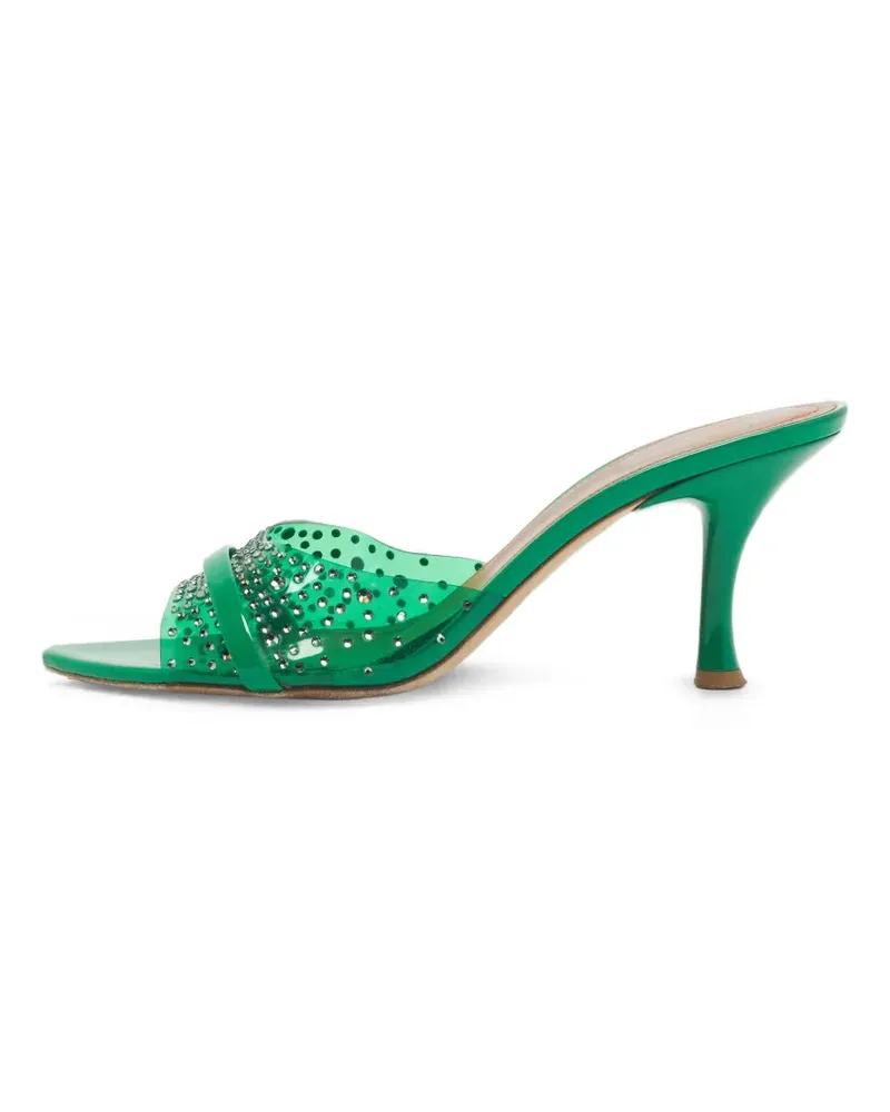 Malone Souliers Julia Mules mit Kristallen - Grün Grün