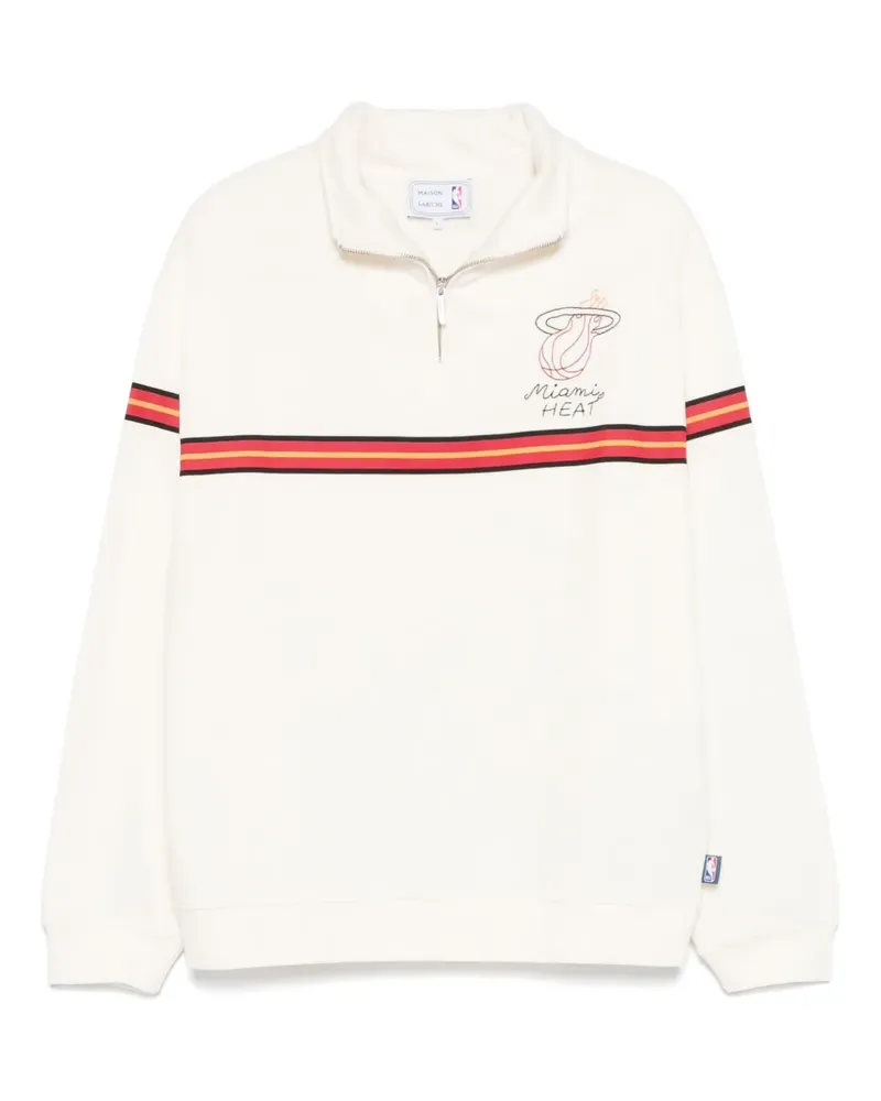 Maison Labiche x NBA Placide Miami Heat Sweatshirt - Weiß Weiß
