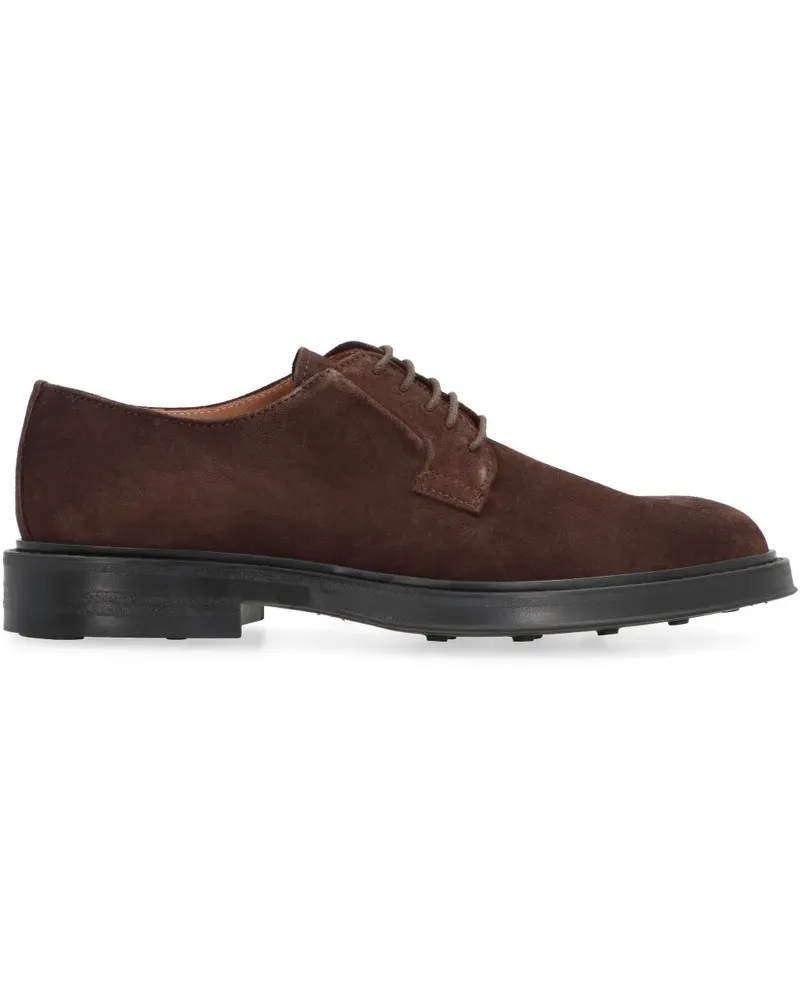 Bruno Magli Derby-Schuhe aus Wildleder - Braun Braun