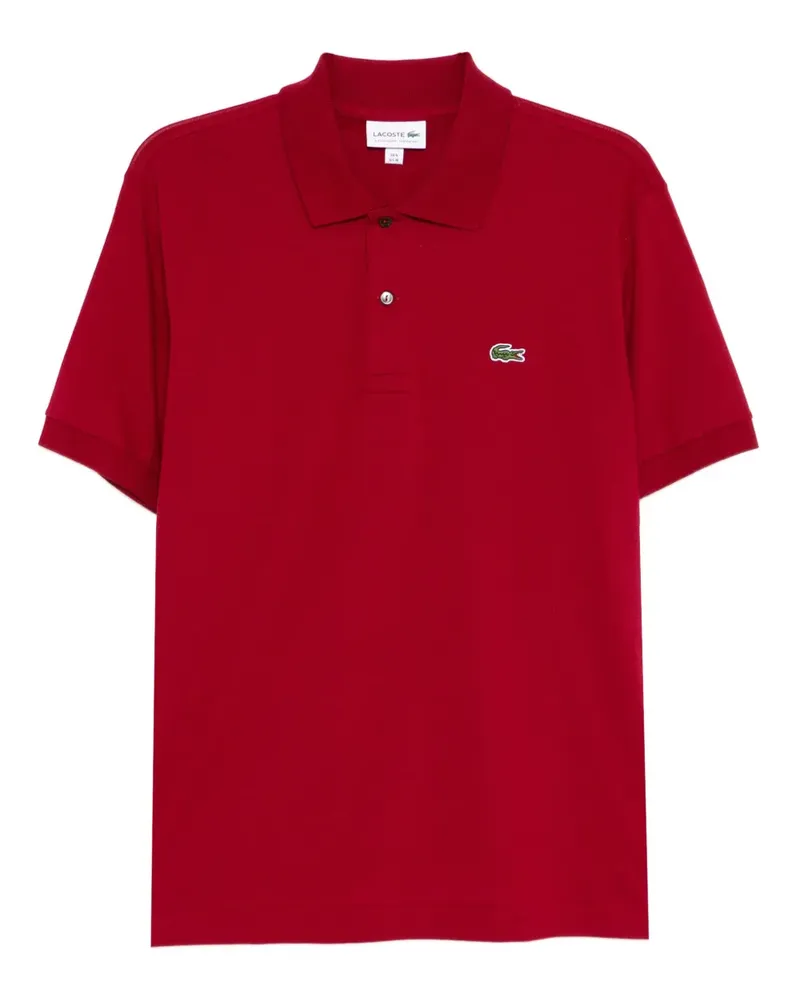 Lacoste Poloshirt mit Logo-Stickerei - Rot Rot