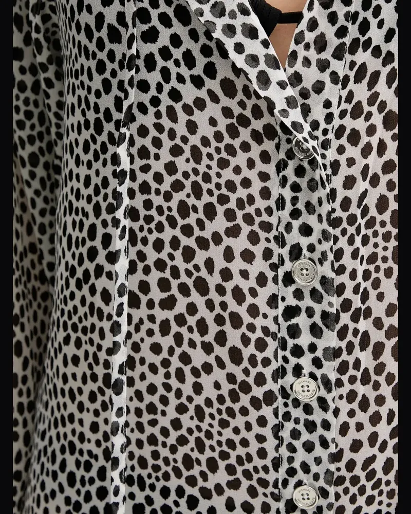Michael Kors Strandkleid mit Print - Weiß Weiß