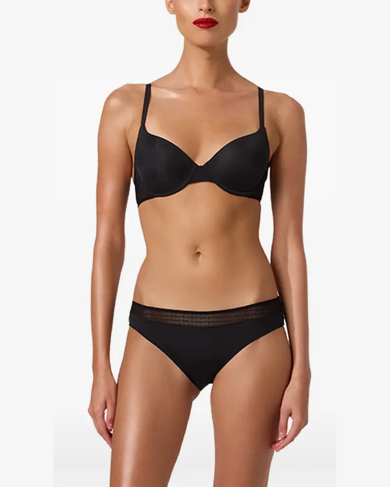 Wolford Maison Bügel-BH mit Spitzenbesatz - Schwarz Schwarz