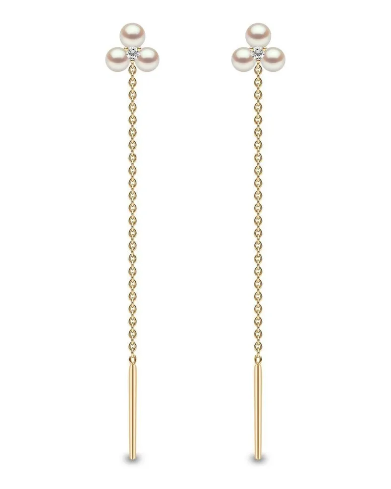 YOKO London 18kt Trend Goldohrringe mit Diamanten Gold