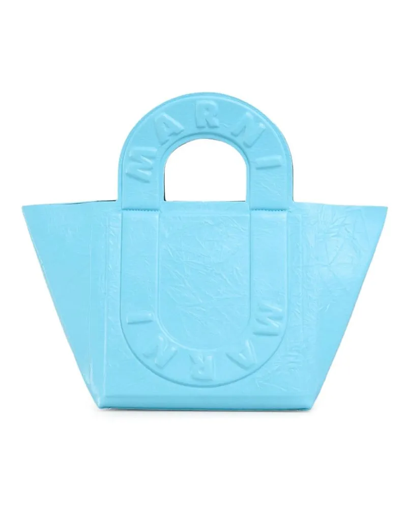 Marni Mittelgroßer Sweedy Shopper Blau