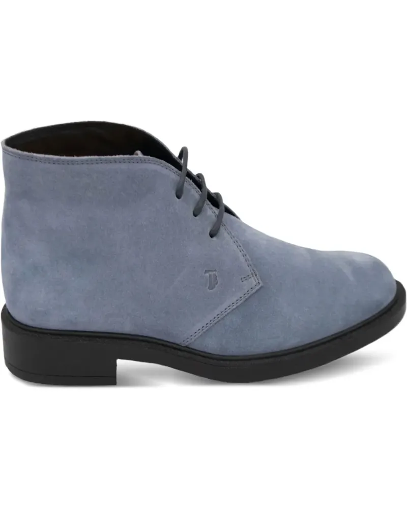 TOD'S Stiefel aus Wildleder - Blau Blau