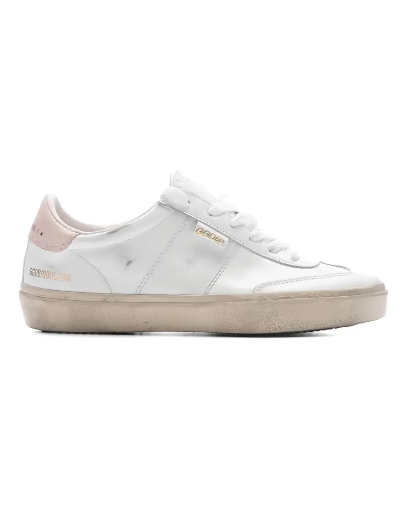 Golden Goose Soul Star Wildleder-Sneakers - Weiß Weiß
