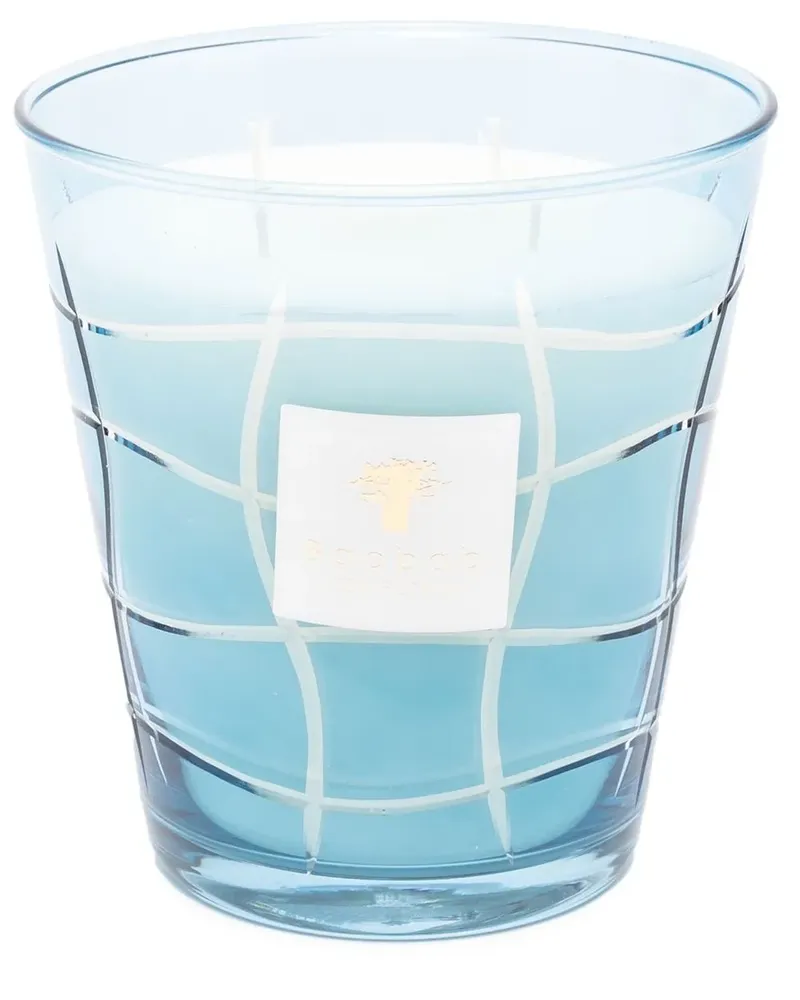 Baobab Collection Waves Beharra Kerze - Blau Blau