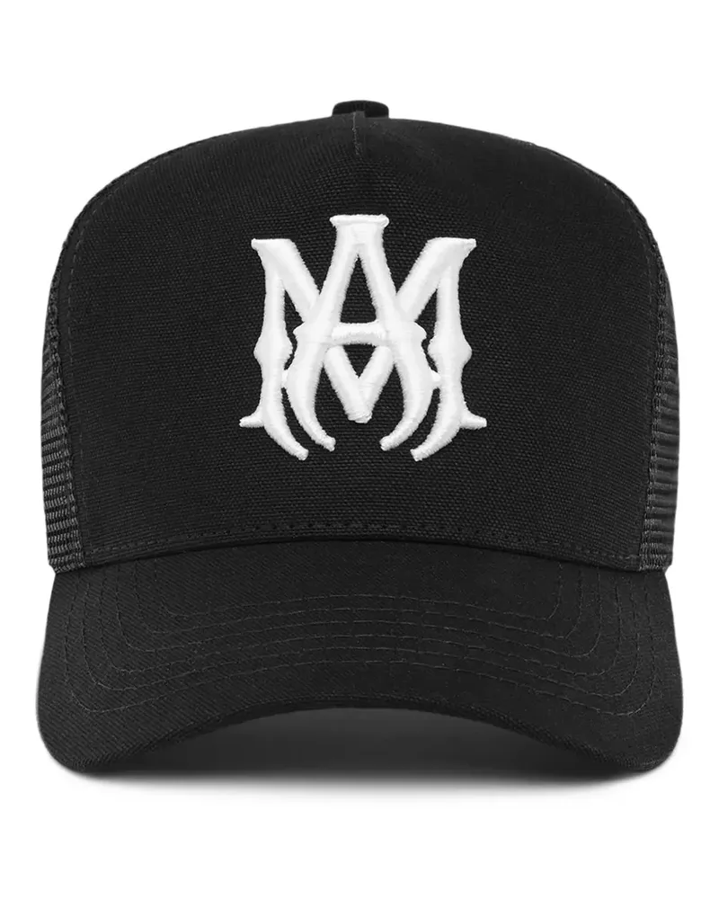 Amiri MA Baseballkappe mit Stickerei - Schwarz Schwarz
