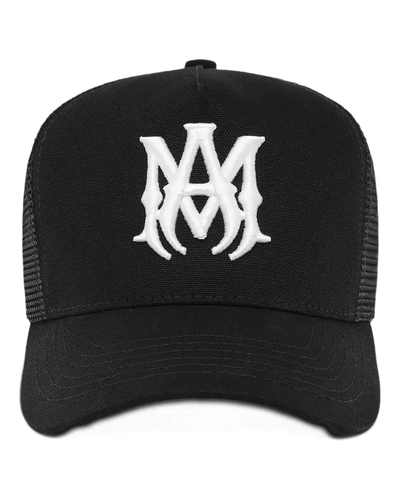 Amiri MA Baseballkappe mit Stickerei - Schwarz Schwarz
