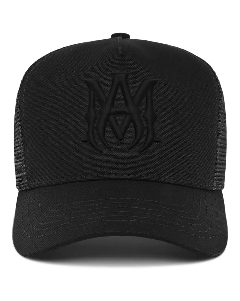 Amiri MA Baseballkappe mit Stickerei - Schwarz Schwarz