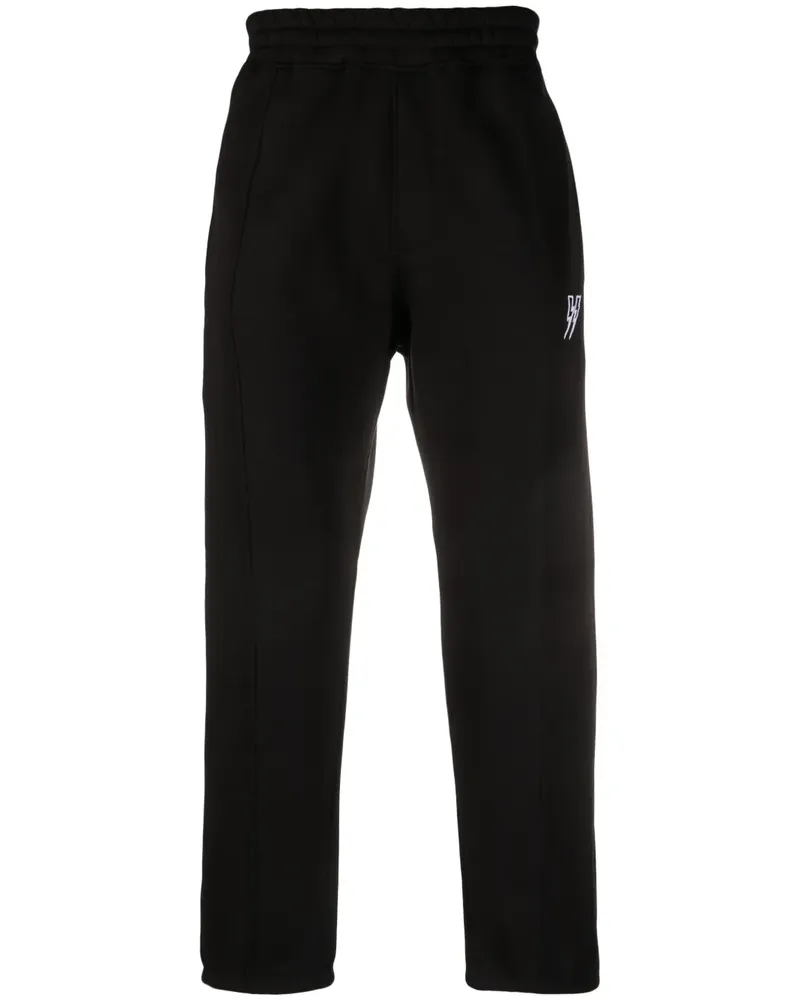 Neil Barrett Jogginghose mit Logo-Stickerei - Schwarz Schwarz