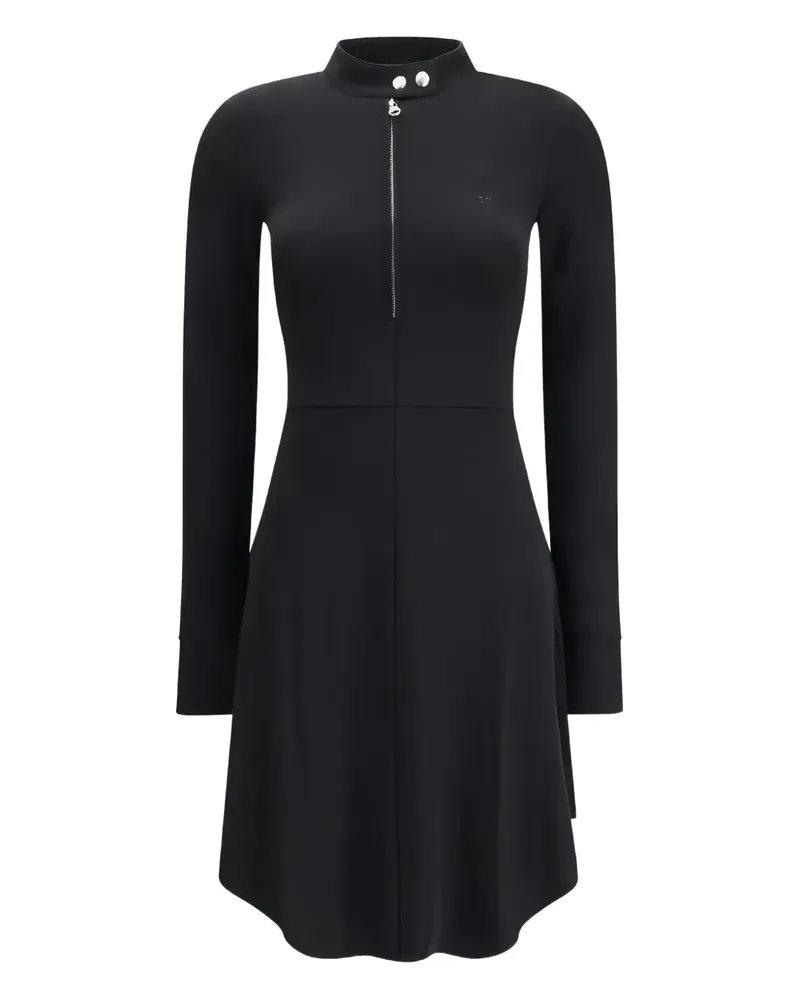 Courrèges zip-fastening mini dress - Schwarz Schwarz