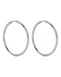 Missoma medium hoop earrings Silber