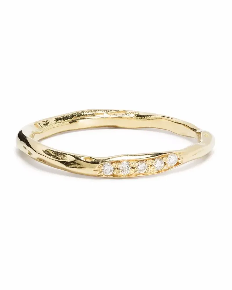 Wouters & Hendrix 18kt Gelbgoldring mit Diamanten Gold