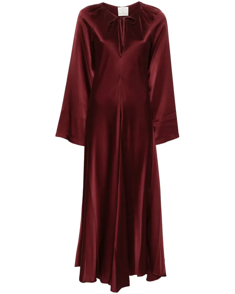 forte_forte Kleid aus Seide - Rot Rot