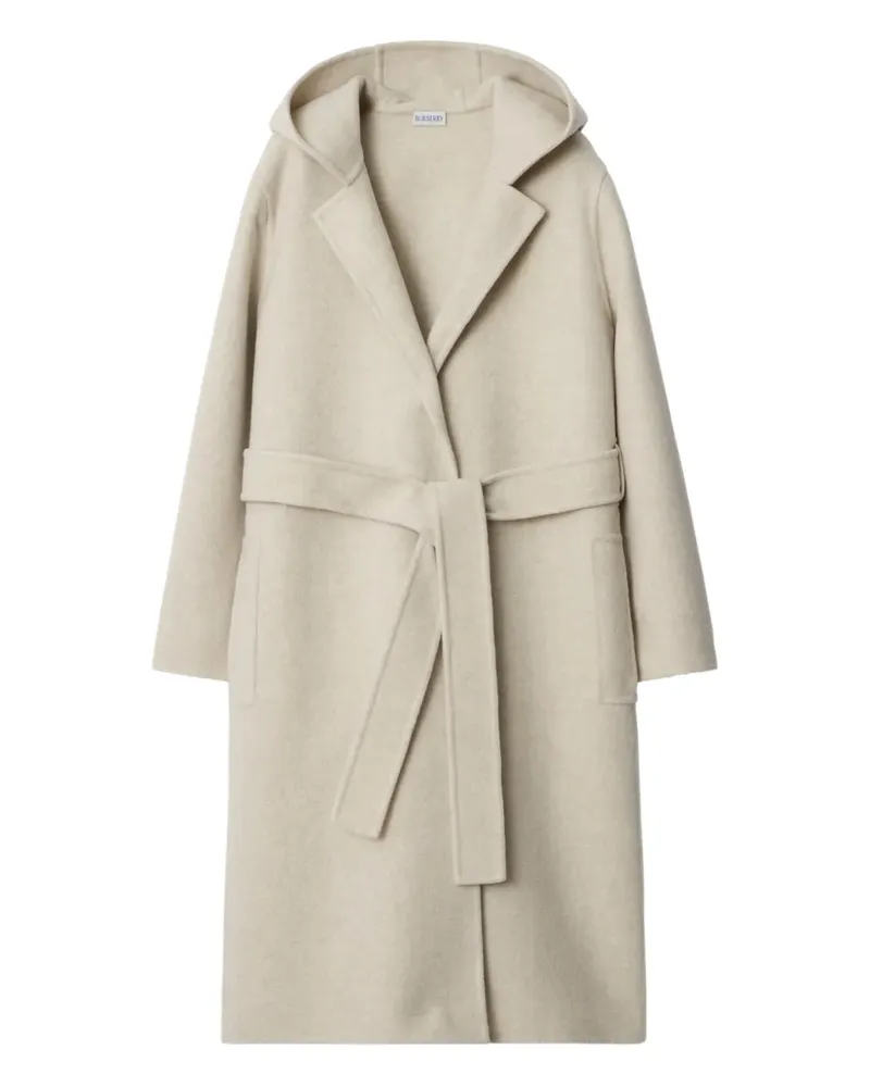 Burberry Mantel mit Kapuze - Nude Nude