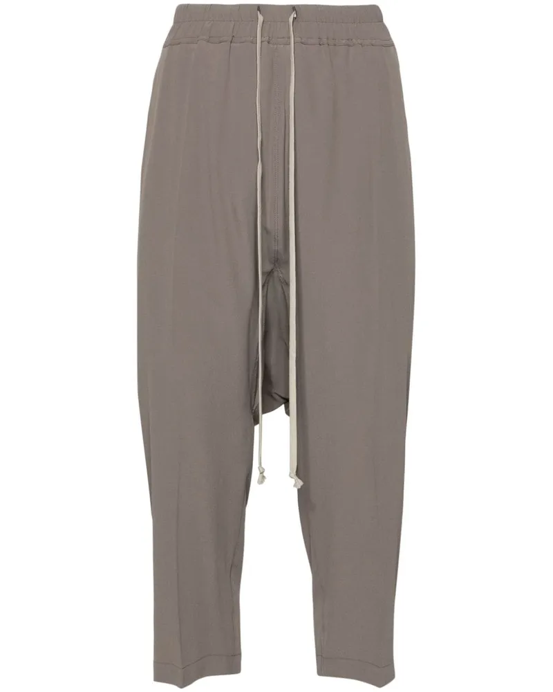Rick Owens Cropped-Hose mit tiefem Schritt - Grau Grau