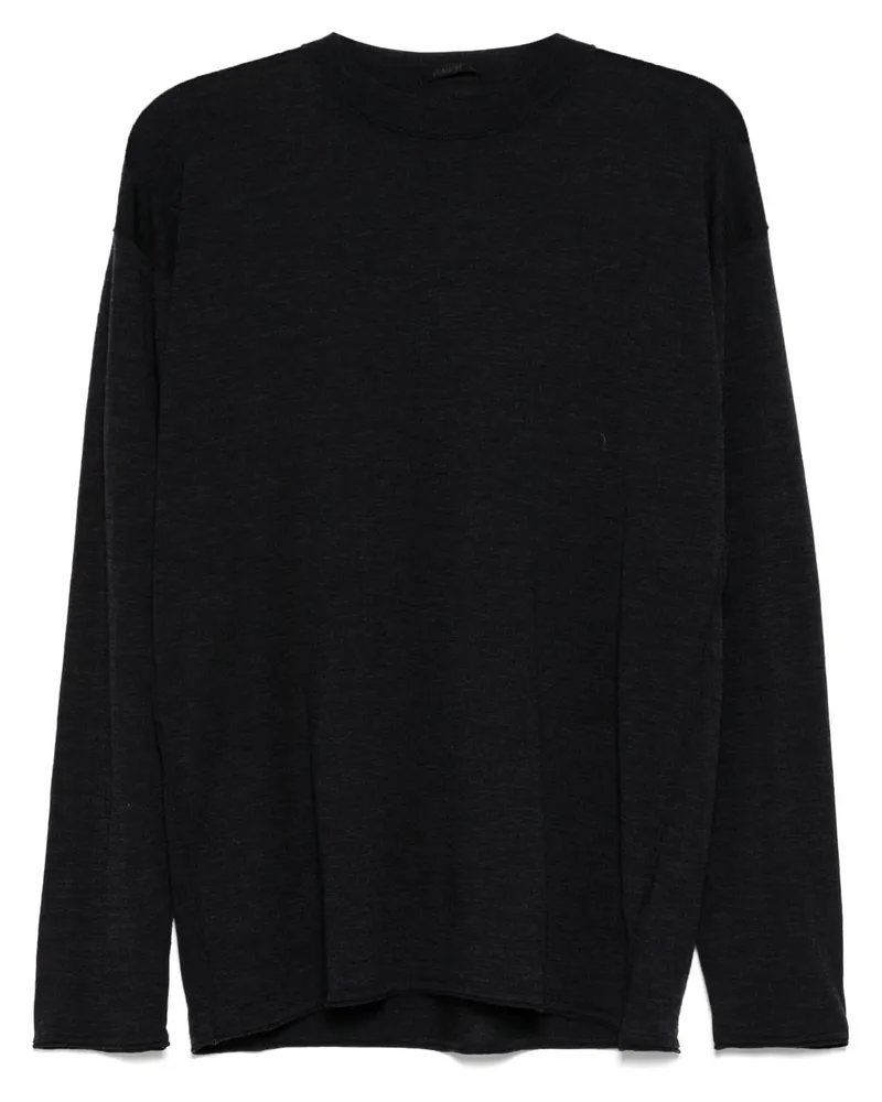 TRANSIT Sweatshirt mit Rundhalsausschnitt - Blau Blau