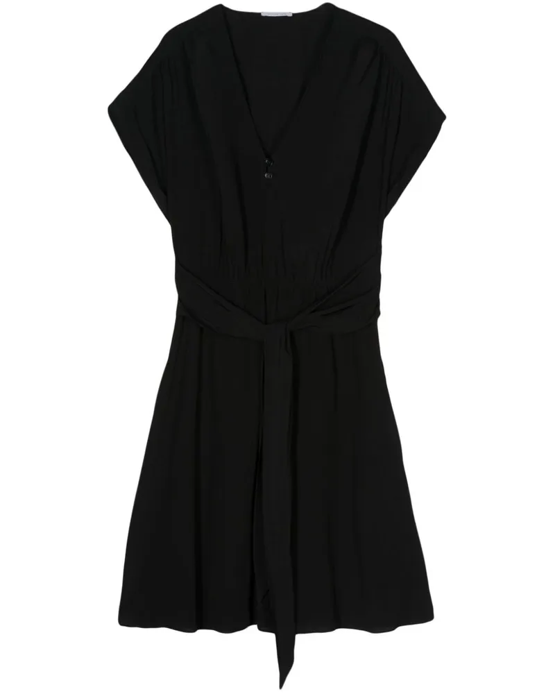 Patrizia Pepe Minikleid aus veganem Leder - Schwarz Schwarz