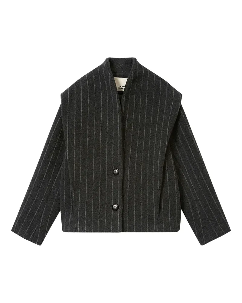 Isabel Marant Dyogo Jacke mit Nadelstreifen - Grau Grau