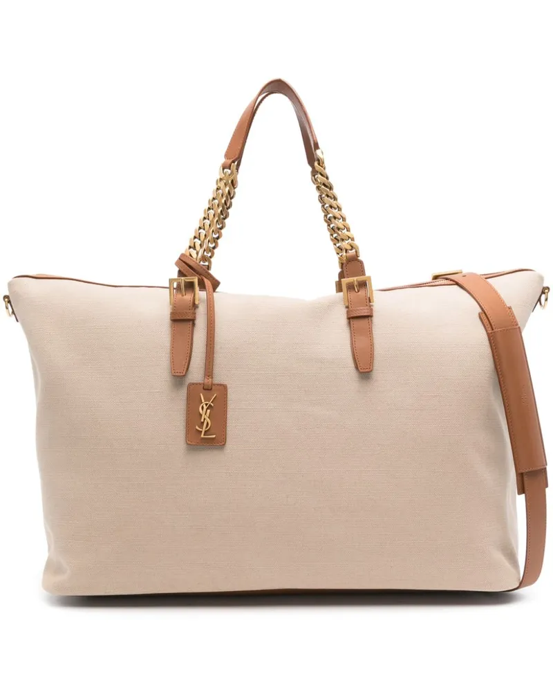 Saint Laurent Reisetasche mit Cassandre-Logo - Nude Nude