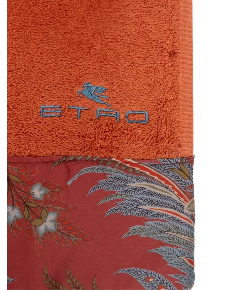 Etro Paisley-print towels (set of five) - Orange Orange