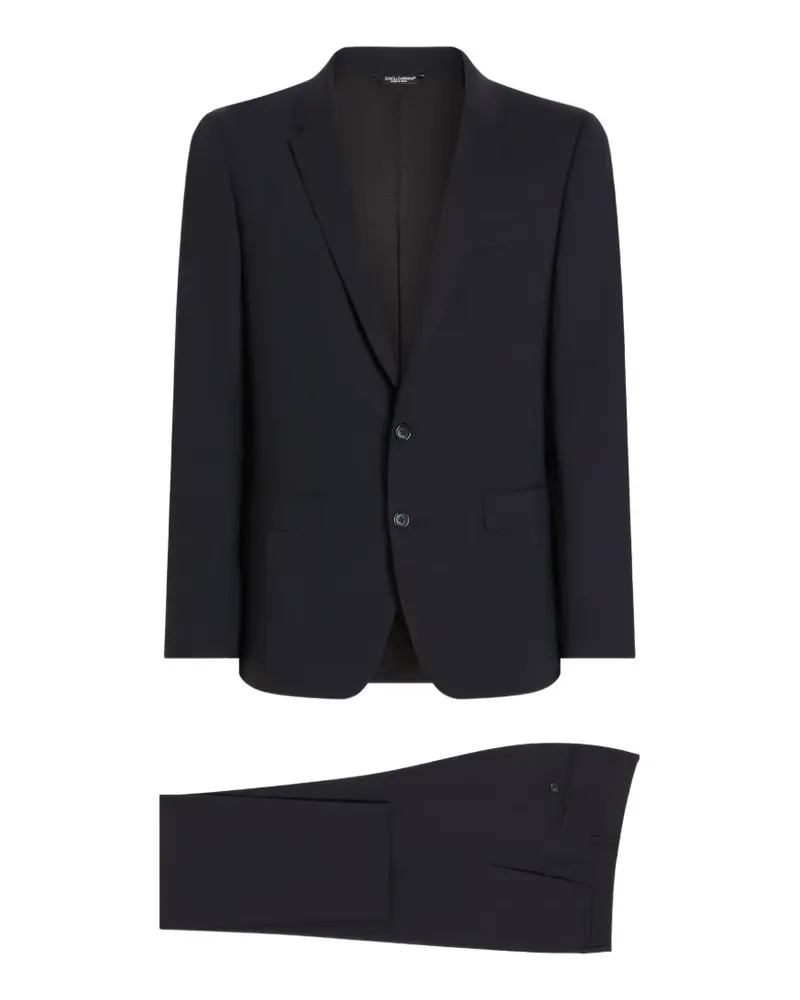 Dolce & Gabbana Einreihiger Anzug - Blau Blau
