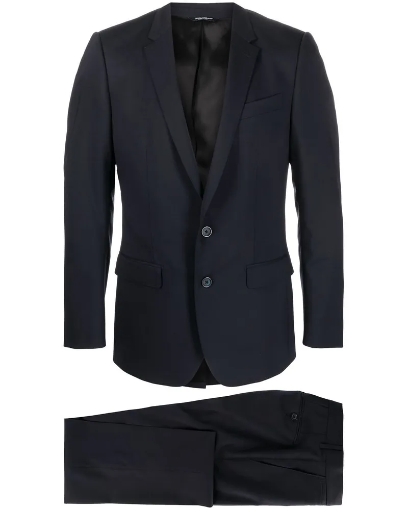 Dolce & Gabbana Einreihiger Anzug - Blau Blau