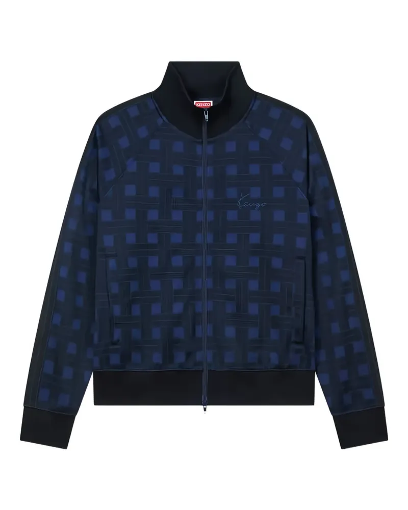 Kenzo Sportjacke aus Weave-Jacquard - Blau Blau
