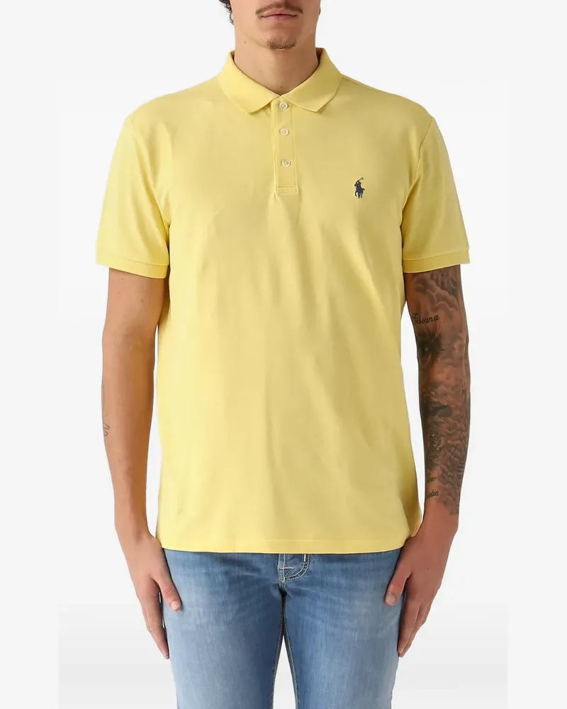 Ralph Lauren Poloshirt mit Logo-Stickerei - Gelb Gelb