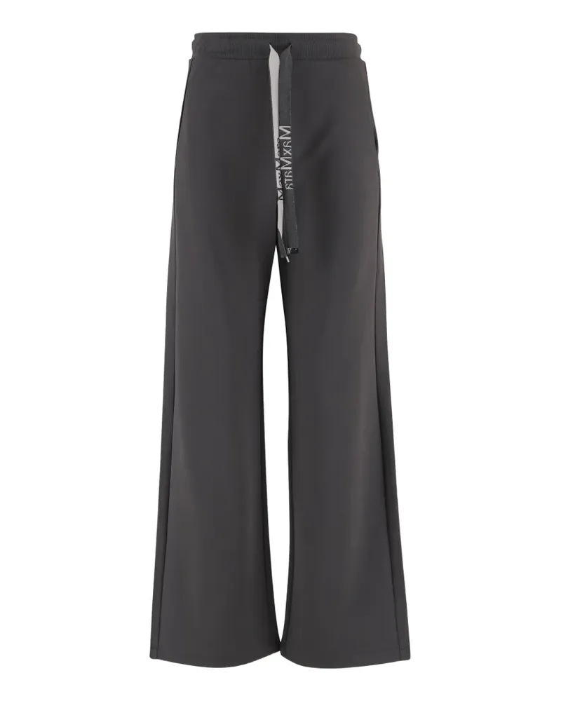 Max Mara Max Mara drawstring wide-leg track pants - Grau Grau