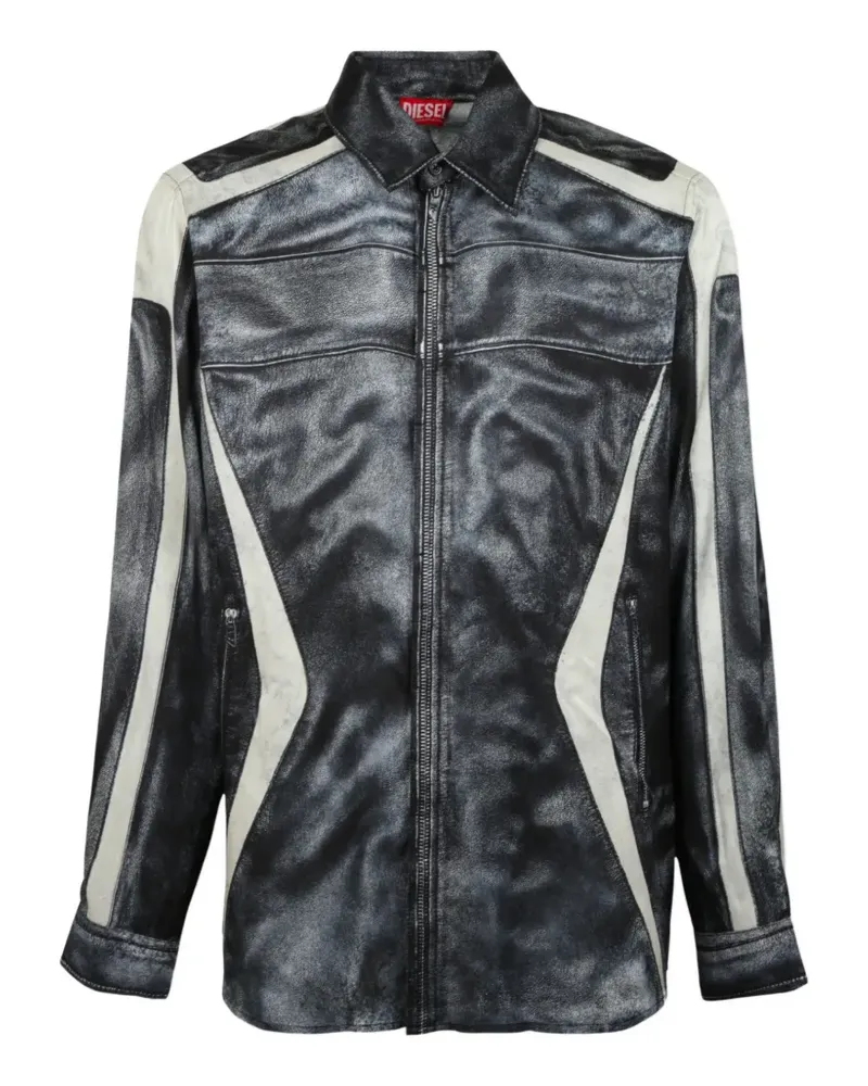 Diesel S-Simply-Bmcz Hemd - Grau Grau