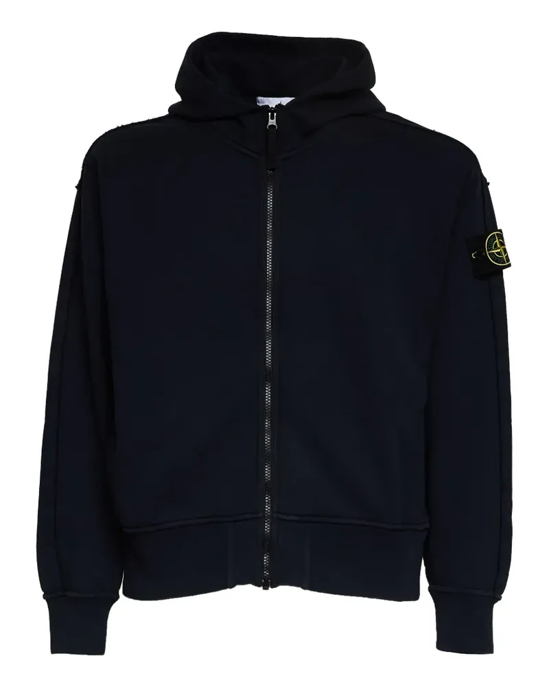 Stone Island zip hooded sweatshirt - Blau Blau