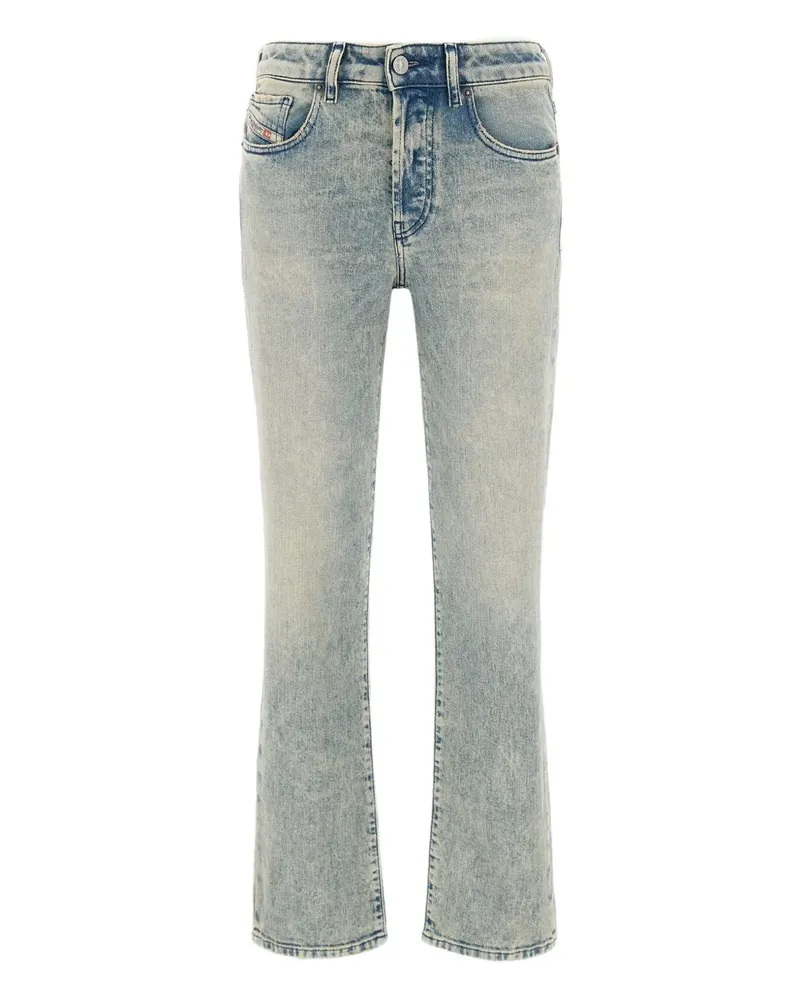 Diesel Ausgeblichene Straight-Leg-Jeans - Blau Blau
