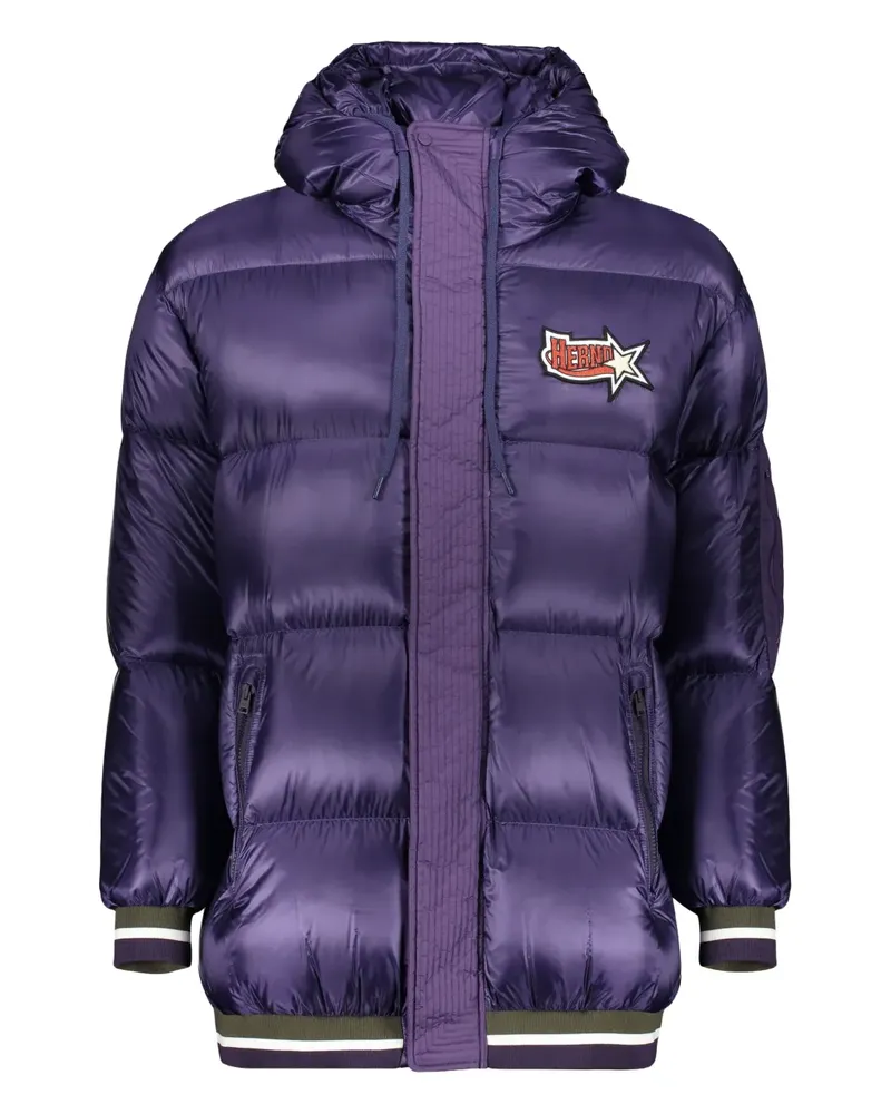 Herno Gesteppte Kapuzenjacke - Violett Violett