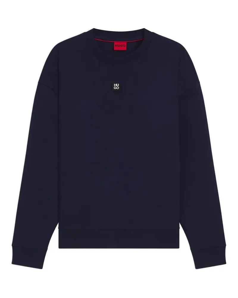 HUGO BOSS logo-plaque sweatshirt - Blau Blau